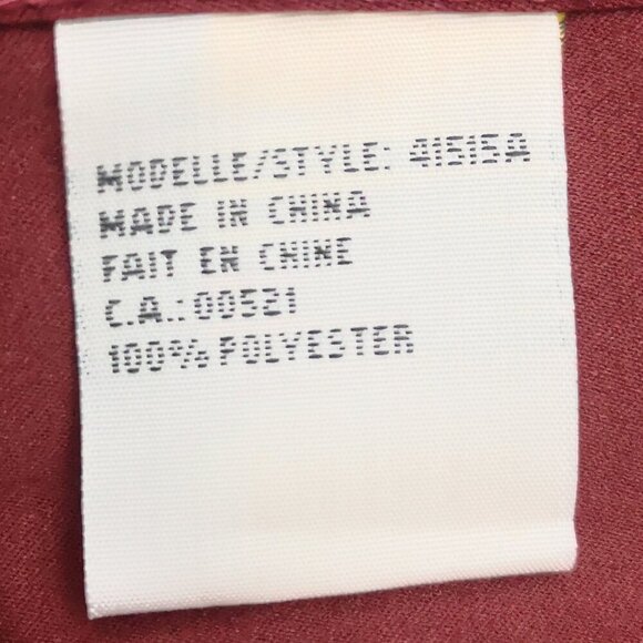 NWT West Coast Connection Men's Size Large Red Button Front Shirt - Picture 7 of 11